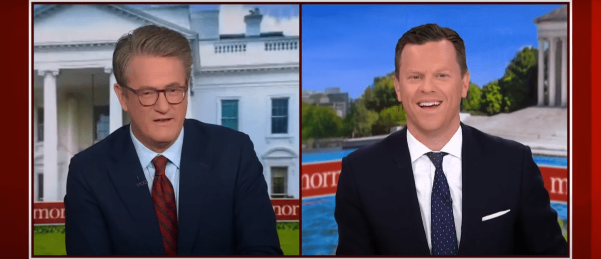 Joe Scarborough jumps in on discussing Travis Kelce and Taylor Swift's rumored relationship (YouTube/MSNBC)