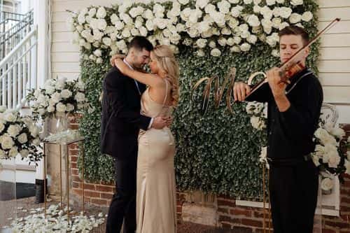 'The Bachelorette' star John Anderson posed with Kyndal for a fake engagement photoshoot (jandy__20)