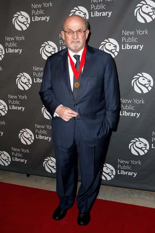 Salman Rushdie attends the New York Public Library 2018 Library Lions Gala at the New York Public Library at the Stephen A. Schwarzman Building on November 5, 2018 in New York City.