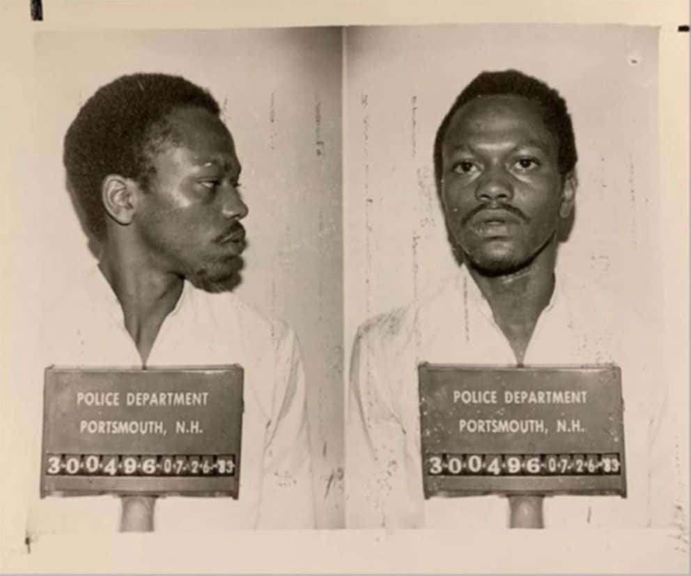 A booking photo from 1983 for Ronney James Lee (New Hampshire Attorney General's office)