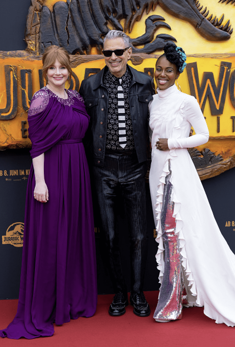 Bryce Dallas Howard, Jeff Goldblum and DeWanda Wise attend the