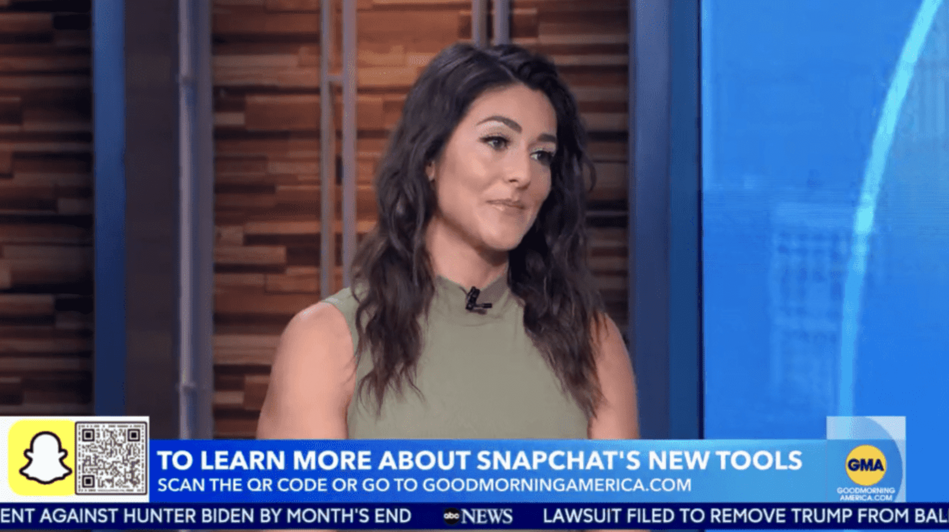 Good Morning America star Erielle Reshef revealed that she experience a major wardrobe malfunction while live on air (@GMA/Twitter)