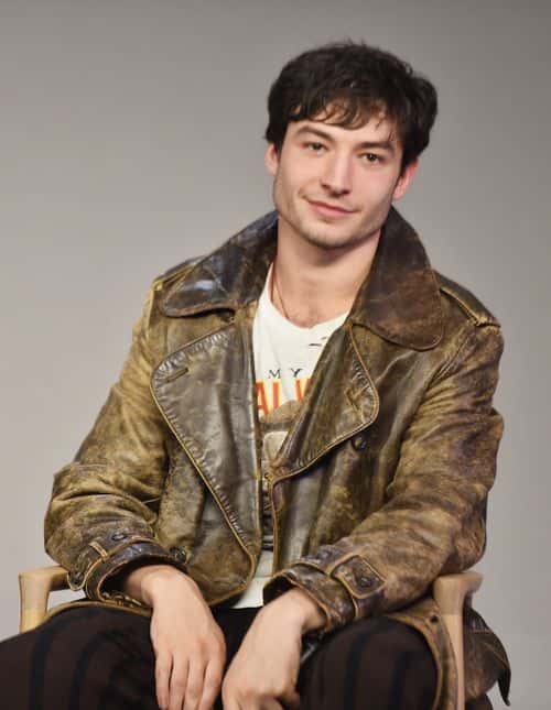 Actor Ezra Miller attends the Apple Store Soho presentation of Meet the Cast: 