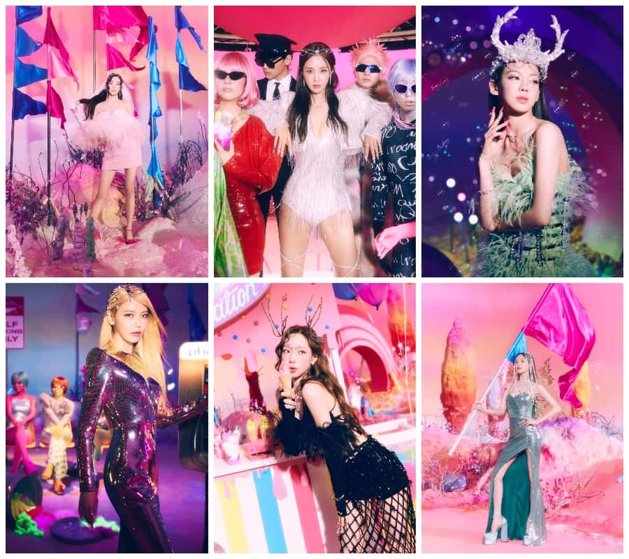 Girls' Generation has currently released teaser images of six of the members for the 'Cosmic Festa' concept (@GirlsGeneration/Twitter)