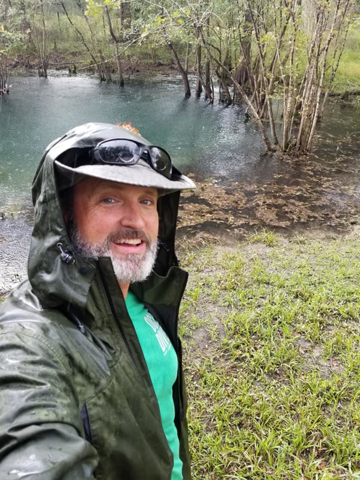 Brett Hemphill was on an expedition in one of the deepest underwater caves in the US (Brett B Hemphill/Facebook)