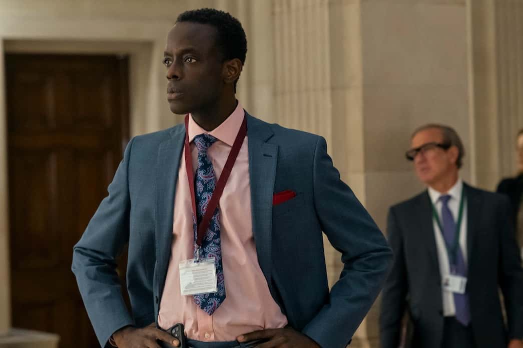 Ato Essandoh as Stuart Hayford in 'The Diplomat' (Netflix)