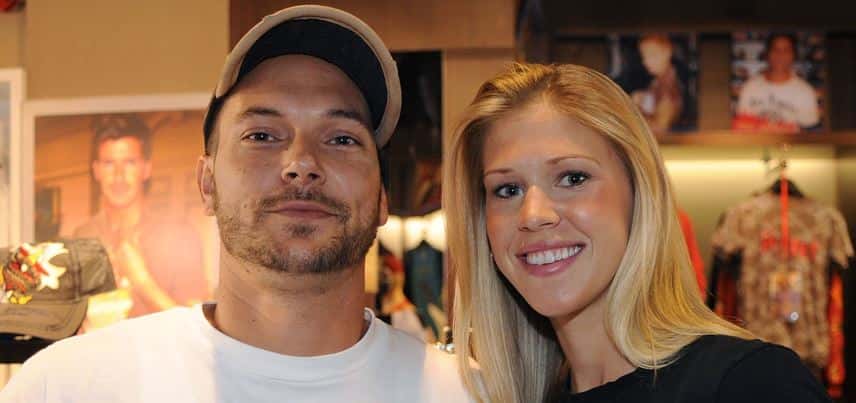 Kevin Federline along with his wife, Victoria Prince (David Hardenberg/Getty Images)