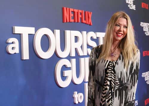 Tara Reid attends Netflix's A Tourist's Guide to Love special screening at Netflix Tudum Theater on April 13, 2023 in Los Angeles, California.