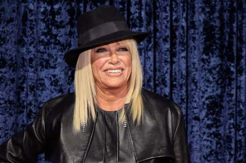 Suzanne Somers attends the Clive Davis 90th Birthday Celebration at Casa Cipriani on April 06, 2022 in New York City.