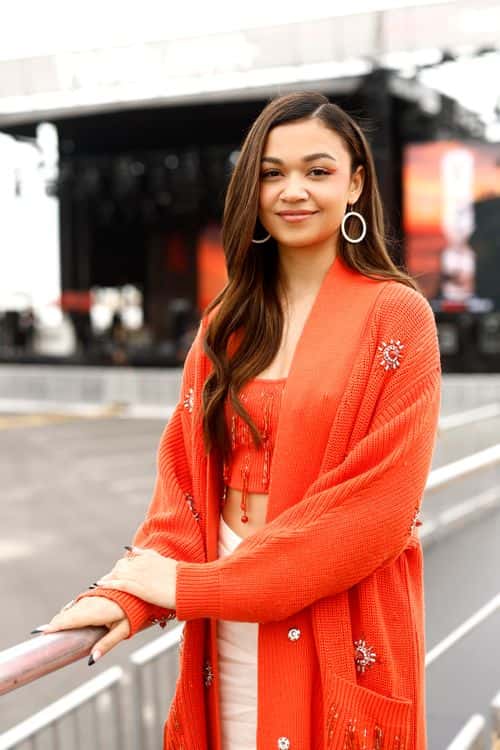 Madison Bailey attends Poguelandia: An Outer Banks Experience on February 18, 2023 in Huntington Beach, California.