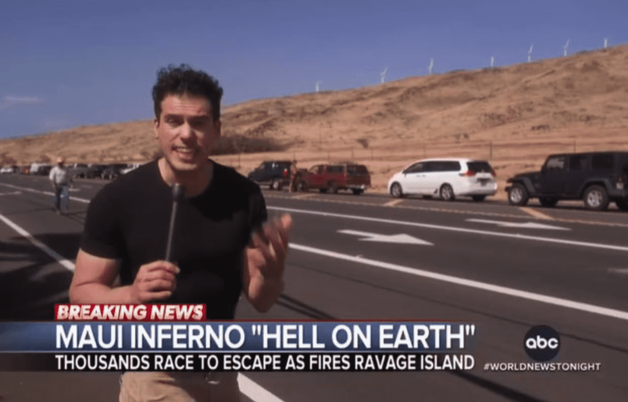 Fans asked 'GMA' anchor Gio Benitez to be safe as he reports from the on the ground at Hawai (ABC)