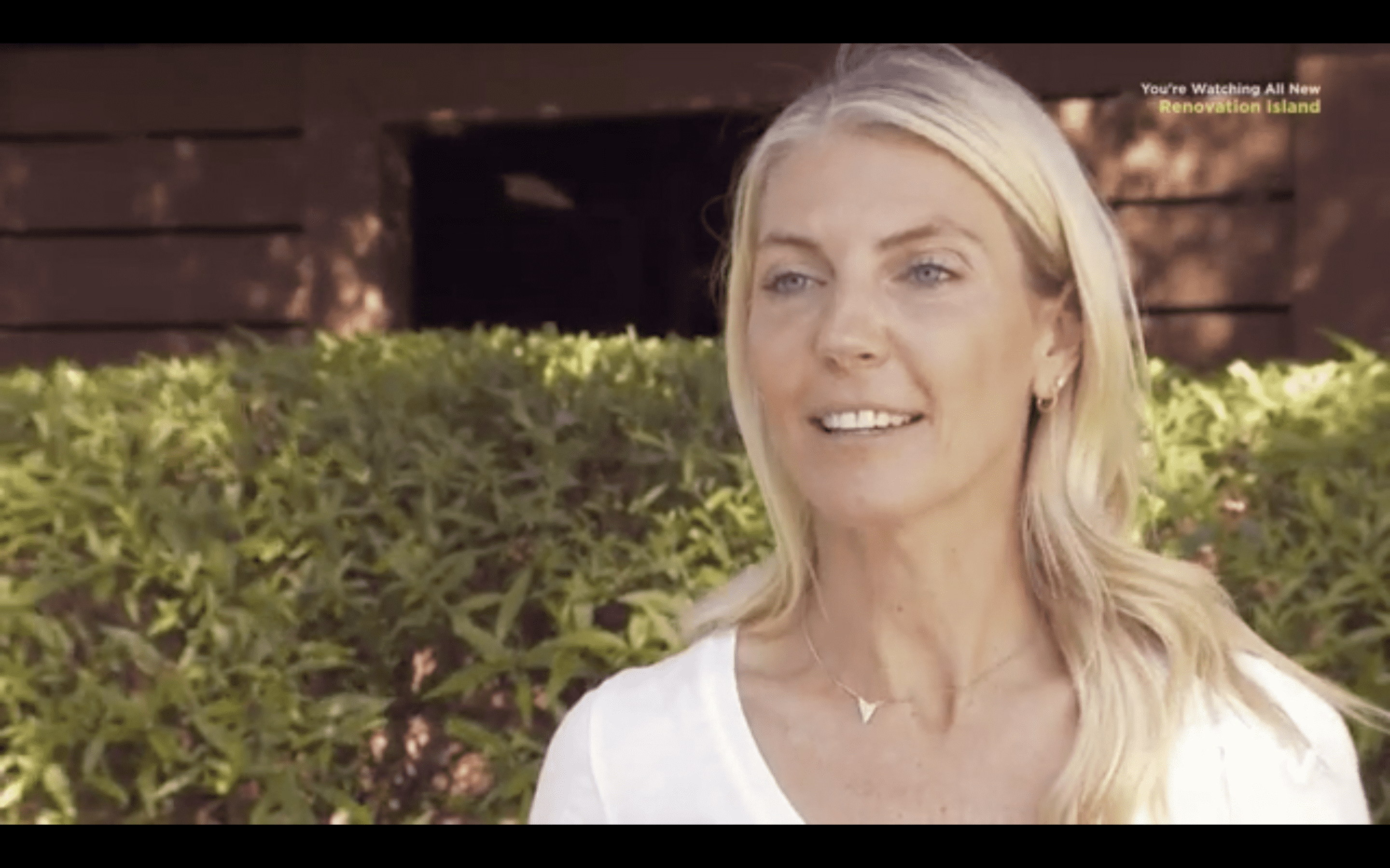 Sarah Baeumler on 'Renovation Island' (HGTV)