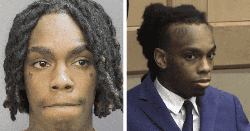 The first trial ended in a mistrial in the double murder trial of rapper YNW Melly (Broward's Sheriff's Office and YouTube/Law&Crime Network)
