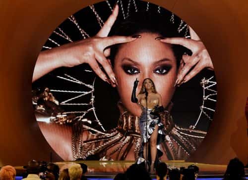 Beyoncé accepts the Best Dance/Electronic Music Album award for “Renaissance” onstage during the 65th GRAMMY Awards at Crypto.com Arena on February 05, 2023 in Los Angeles, California.