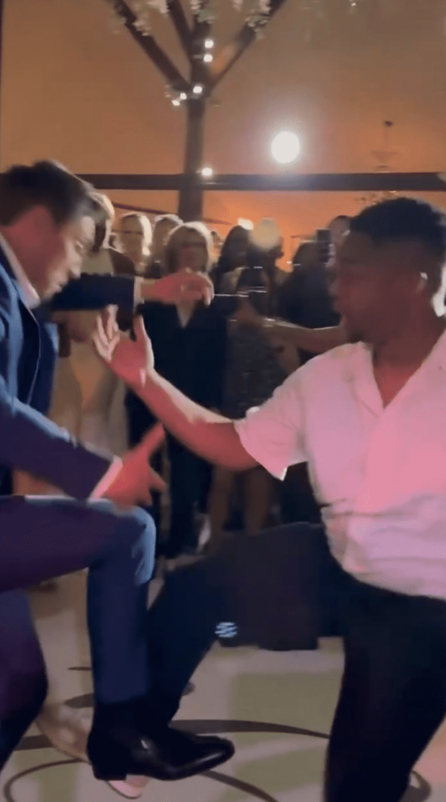 'GMA' Whit Johnson had a dance-off with Robin Roberts's nephew, Jeremiah (@robinrobertsgma/Instagram)
