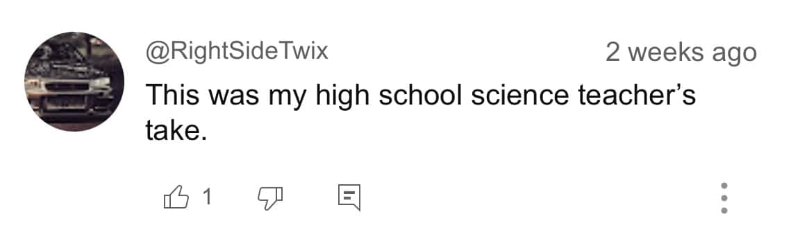 Comment section from Joe Rogan's video clip (@SmallGems/Youtube)