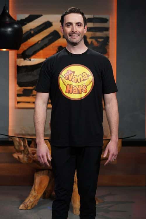 Sean Adler, founder of Nana Hats on 'Shark Tank' (ABC)