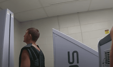 Chad Doerman being booked into jail (Law&CrimeNetwork/YouTube)