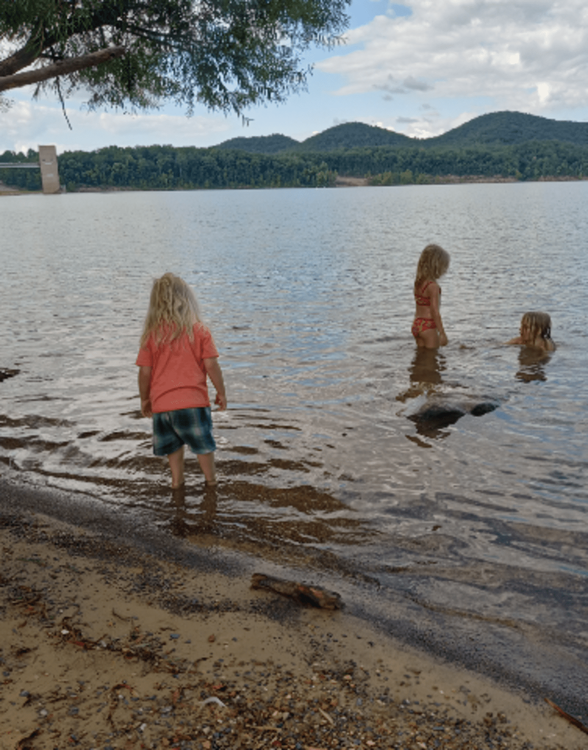 Lauren Cook said she and her children are in a 'pre-planned' vacation (GoFundMe)