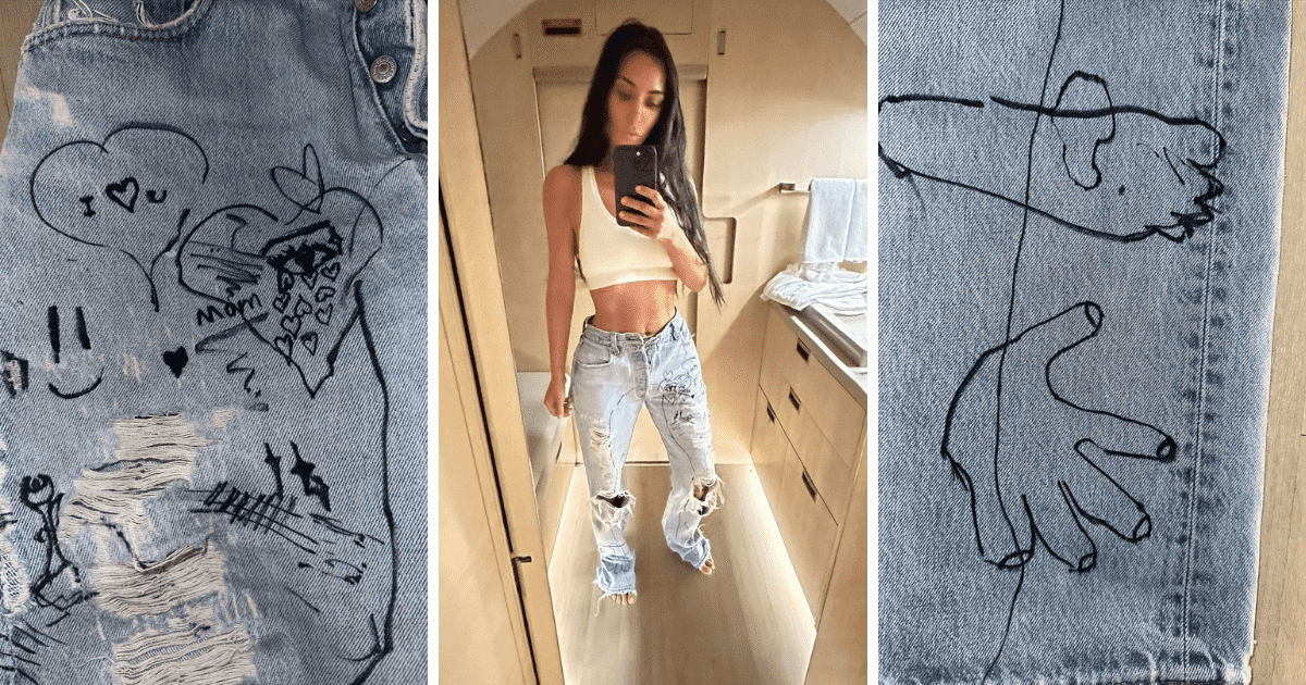 During her trip to Japan with daughter North, Kim Kardashian showed off her small waist in new photos taken from her $150 million private plane (Instagram/kimkardashian)