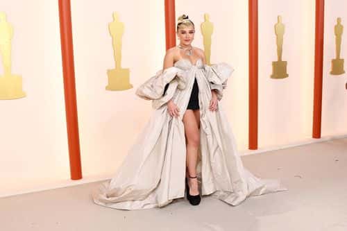 Florence Pugh attends the 95th Annual Academy Awards on March 12, 2023 in Hollywood, California.