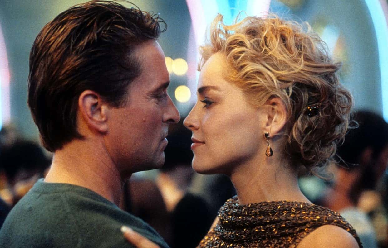 Sharon Stone and Michael Douglas in 'Basic Instinct' (IMDb/Columbia TriStar/Getty Images)