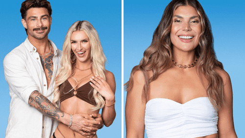 Jake's ex is Pala (R). Jake's reluctance to proceed further, in Holly's opinion, may be related to their relationship (MTV)