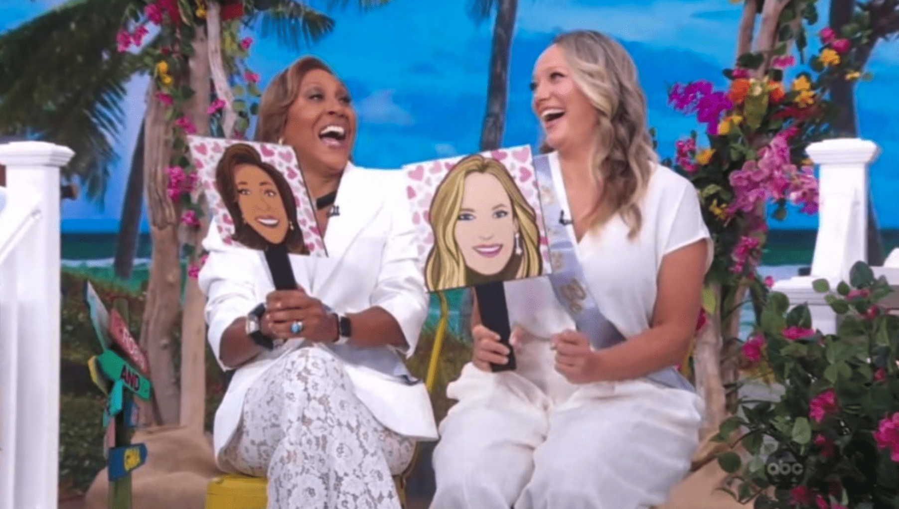 Robin Roberts missed 'GMA' the following day after celebrating on-air bachelorette with Amber Laign (ABC)