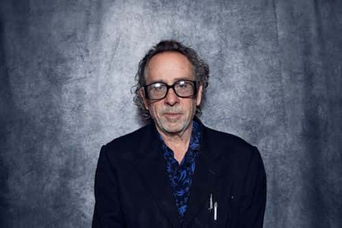 Tim Burton poses for the photographer during the 16th Rome Film Festival on October 23, 2021 in Rome, Italy.
