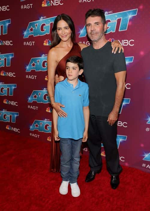 (L-R) Lauren Silverman, Eric Cowell and Simon Cowell attend a 