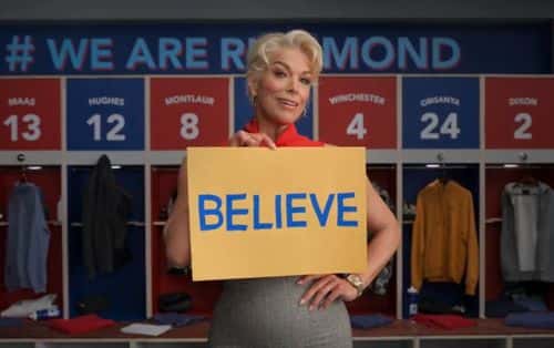 Hannah Waddinham as Rebecca in 'Ted Lasso' Season 3 teaser (Twitter/@AFC Richmond)