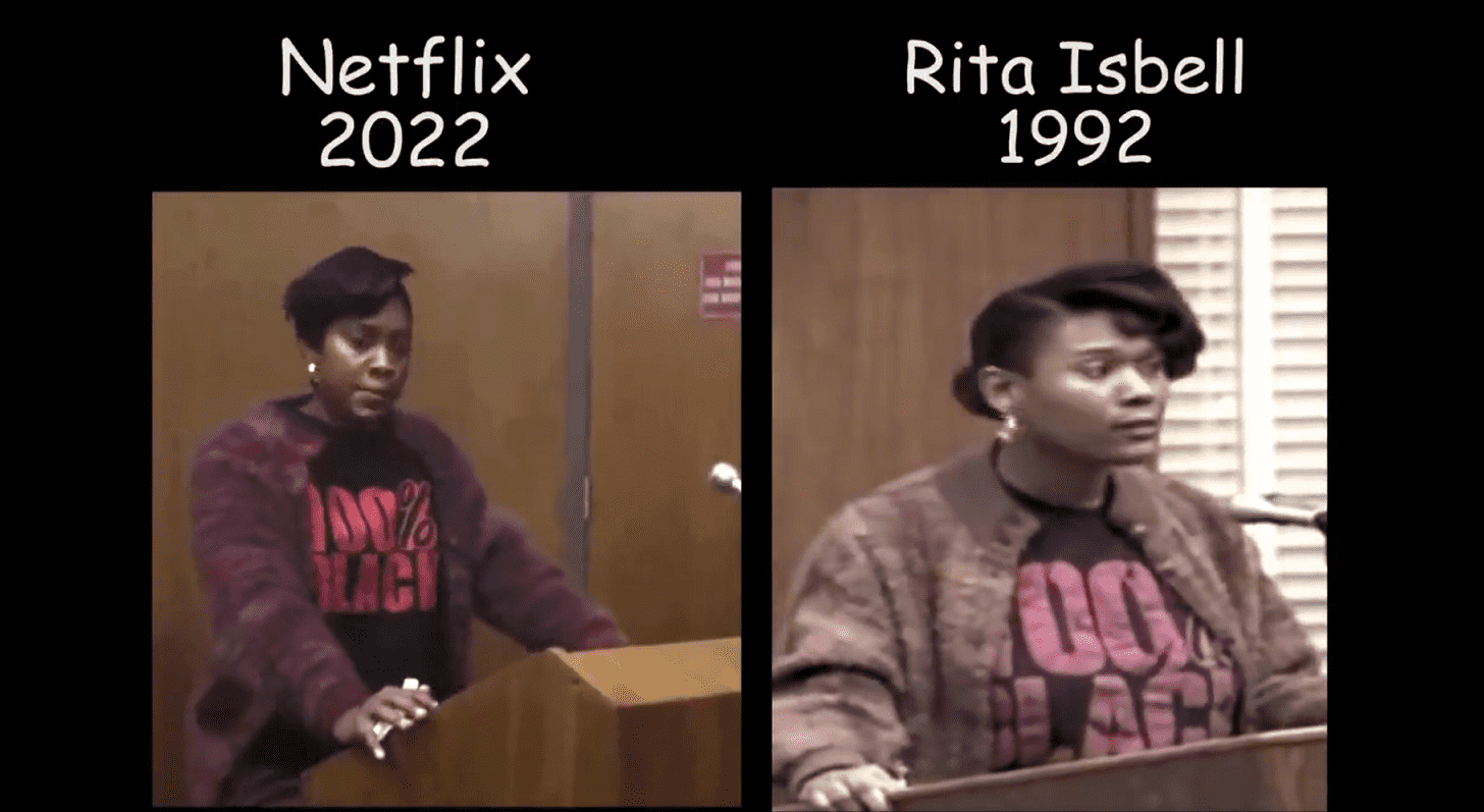 In the new Netflix series Monster: The Jeffrey Dahmer Story, Rita Isbell's 'emotional breakdown' was reenacted and the family isn't happy about it (Twitter@CarolDaRonch)