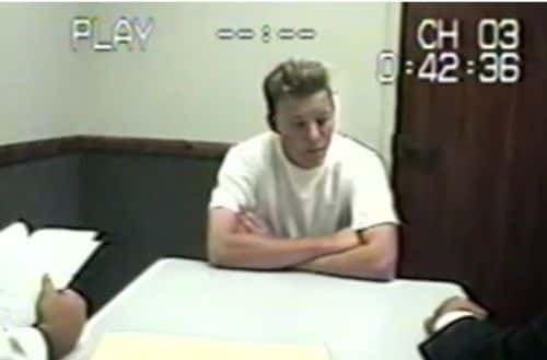 Paul Flores from the interrogation video (Monterey County Superior Courthouse)