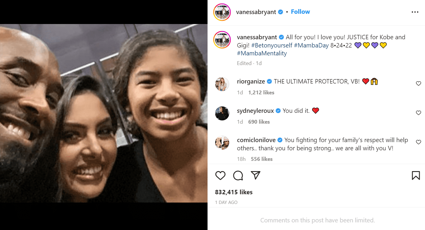Image: vanessabryant/Instagram