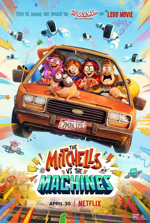An official poster of 'The Mitchells vs The Machines' (IMDb)