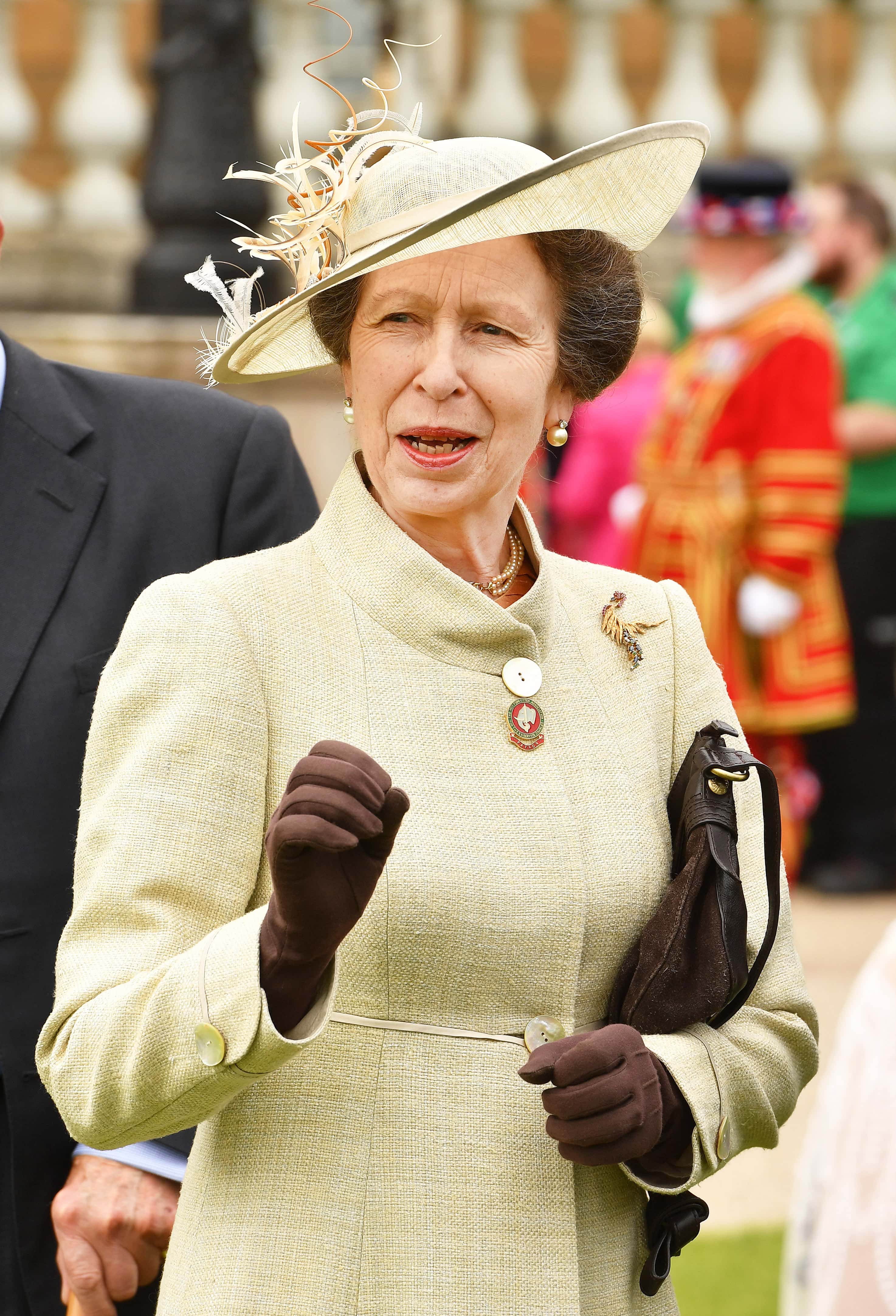 Princess Anne, Princess Royal is seen during the Not Forgotten Association Annual Garden Party at Buckingham Palace on June 7, 2018 in London, England. The Not Forgotten Association is a national tri-service charity which provides entertainment, leisure and recreation for the serving wounded, injured or sick and for ex-service men and women with disabilities. Photo by John Stillwell - WPA Pool/Getty Images)