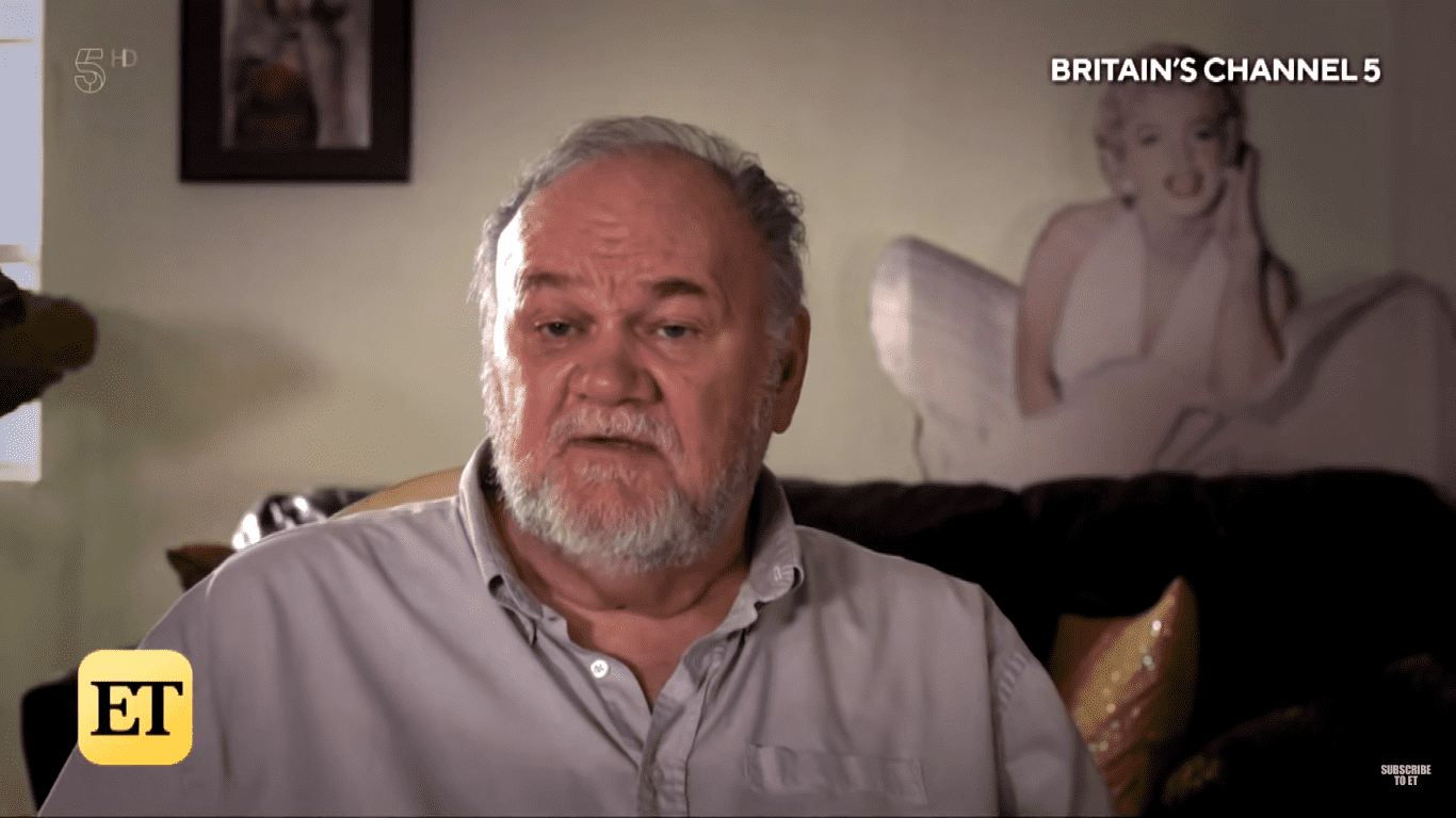 Thomas Markle Sr. mourns the loss of the greatest Queen Elizabeth. (Credits: Screenshot, Entertainment Tonight/Youtube)