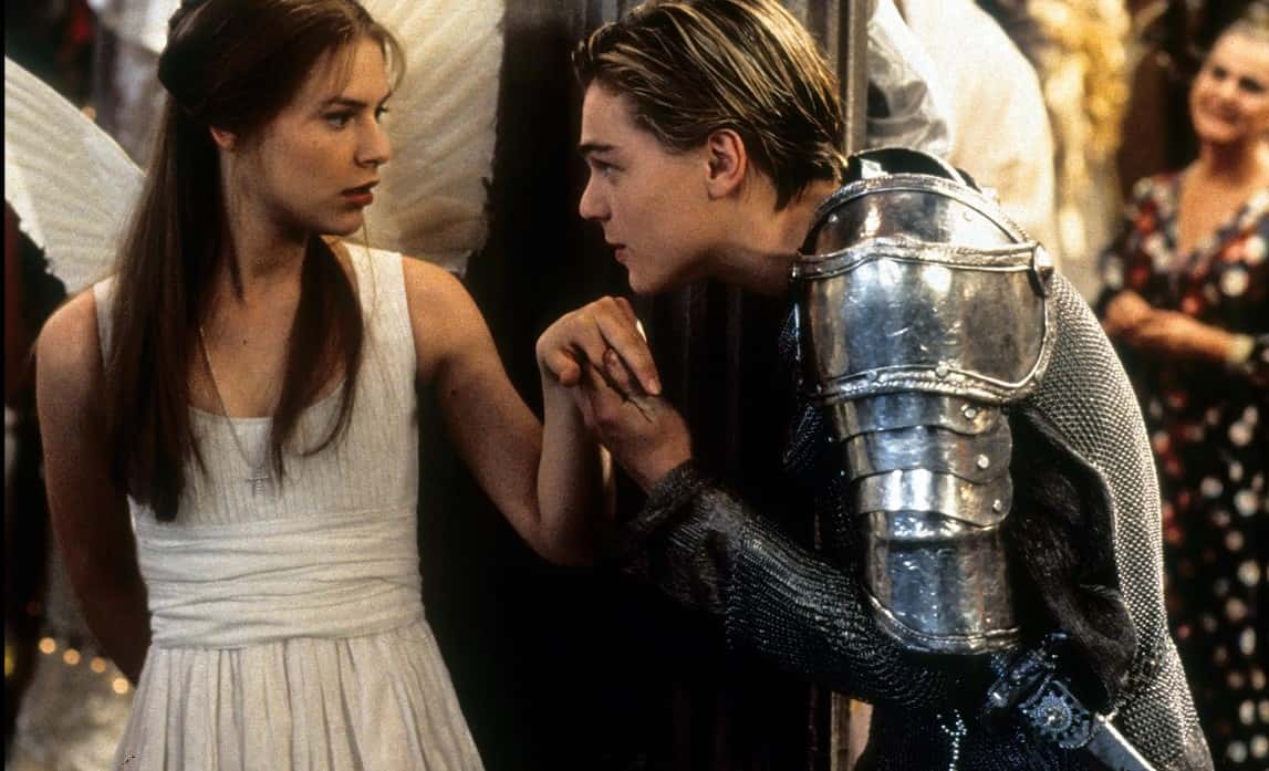 Claire Danes and Leonardo DiCaprio in Romeo + Juliet (IMDb)
