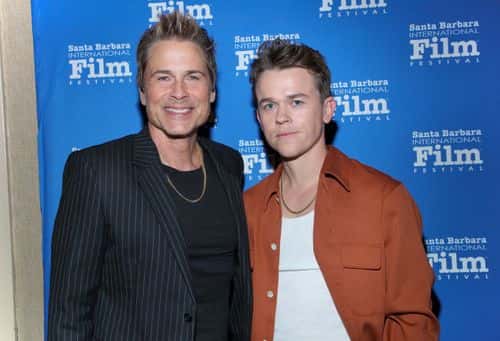 Rob Lowe and John Owen attend the 2023 Santa Barbara International Film Festival: Premiere Of 