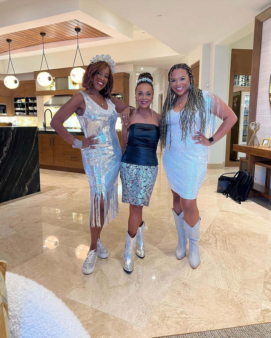 Gayle King was joined by daughter Kirby Bumpus on her Vegas trip to Beyonce's concert (@gayleking/Instagram)