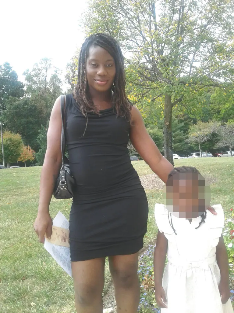 Mistress Virginia Pinto filmed kissing married Maryland cop is a mom (FB)