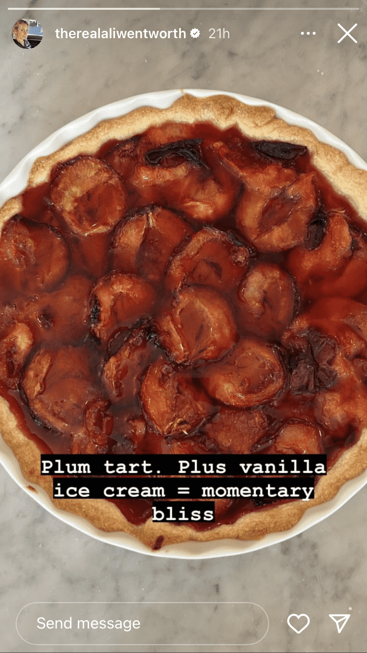 'GMA' George Stephanopoulos's wife Ali Wentworth made a dessert to cope with the loneliness after dropping her daughter Harper to college (@therealaliwentworth/Instagram)