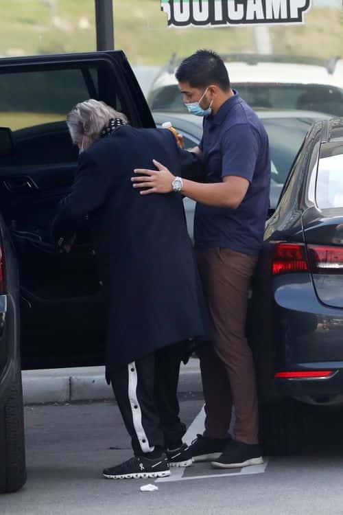 Ozzy Osbourne needed help from a worker at a Los Angeles facility following an appointment earlier this week (BACKGRID)