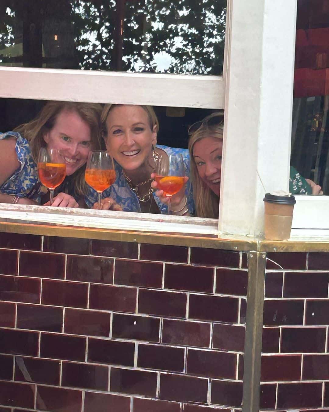 Lara Spencer went to a pub often showed in Apple TV+ series 'Ted Lasso' (@laraspencer/Instagram)