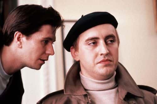 Gary Oldman and Alfred Molina in a still from 'Prick Up Your Ears' (Curzon Artificial Eye)