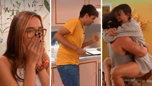 Billie-Jean, Subham, Brett, and Xanthi in 'The Circle' Season 5 episode 6 (Netflix)