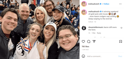 Image: melissahutch/Instagram