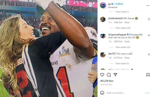 Fans comment on Antonio Brown's recent post