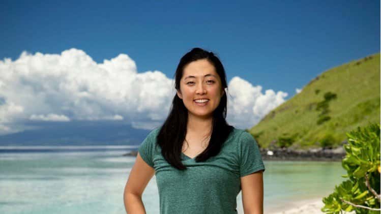 Dan Spilo ruled out of 'Survivor' after making Kelle Kim uncomfortable with his unwanted touch (Twitter/@kellee_kim)