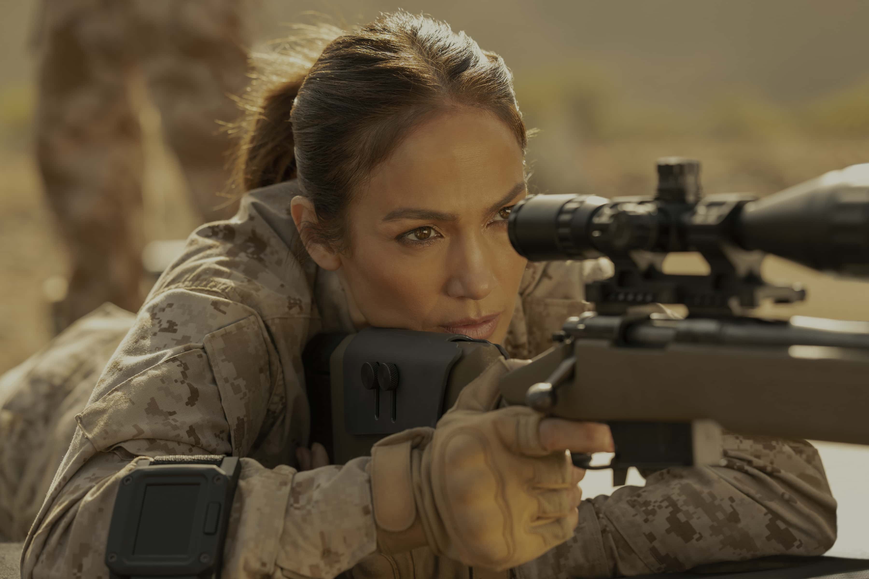 Jennifer Lopez as The Mother in 'The Mother' (Netflix)